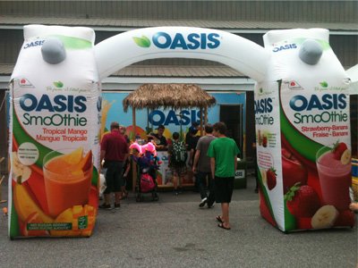 Arche gonflable OASIS