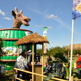 Girafe Oasis gonflable