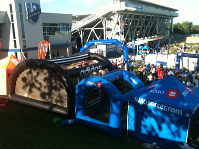 Zone Célébration# au Stade Saputo ## Impact de Montréal