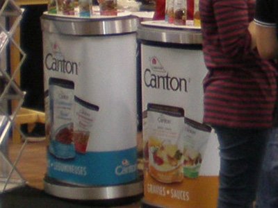 Comptoir d'exposition