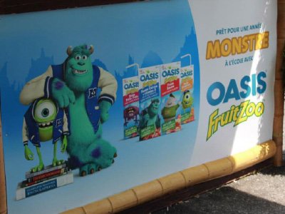 Bannière de vinyle ou plastique