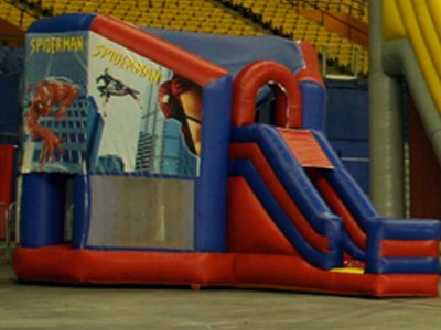 Glissade gonflable Spiderman