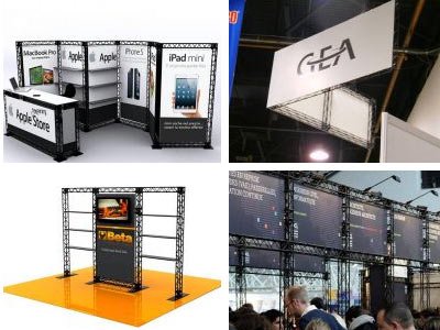 Kiosque modulaire en aluminium