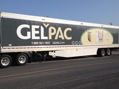 Lettrage de remorque GEL PAC