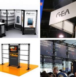 Kiosque modulaire en aluminium