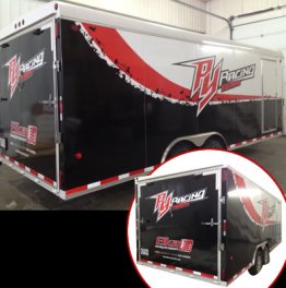 Lettrage Remorque #PY Racing